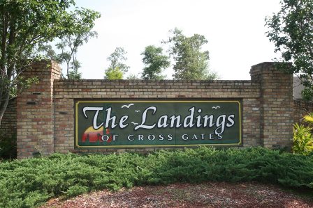 The Landings Subdivision Sign